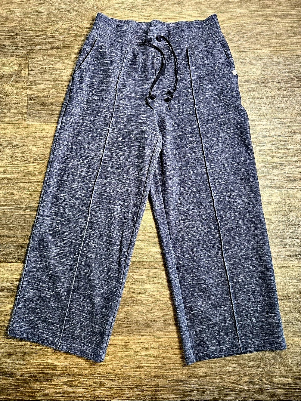 Talbots Wide Leg Pants in Blue Size Medium Petite